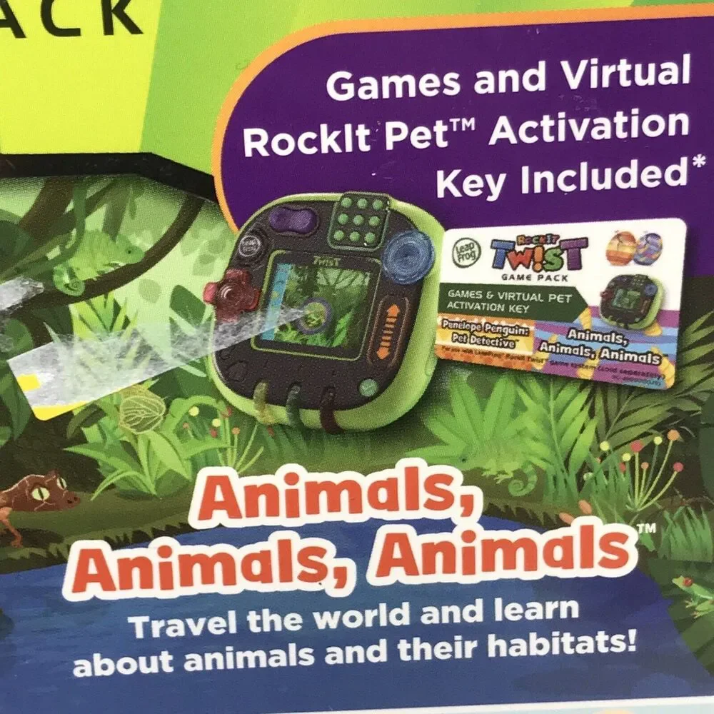 Rockit Twist game pack solve mysteries Pet Station LEAP FROG Rocket Eggs